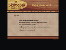 Tablet Screenshot of drevopis.cz